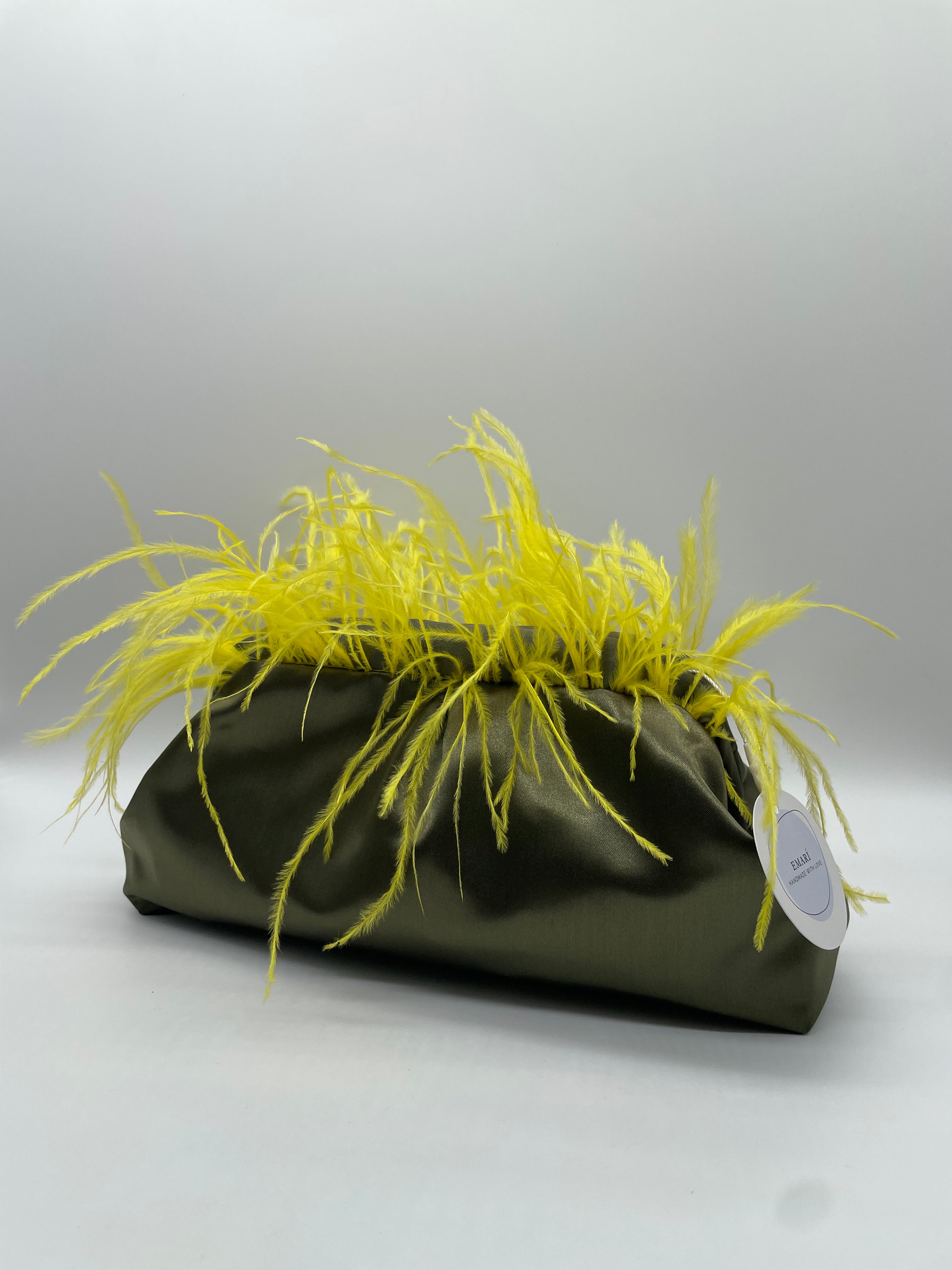 POCHETTE KISSLOCK | VERDE GIALLO