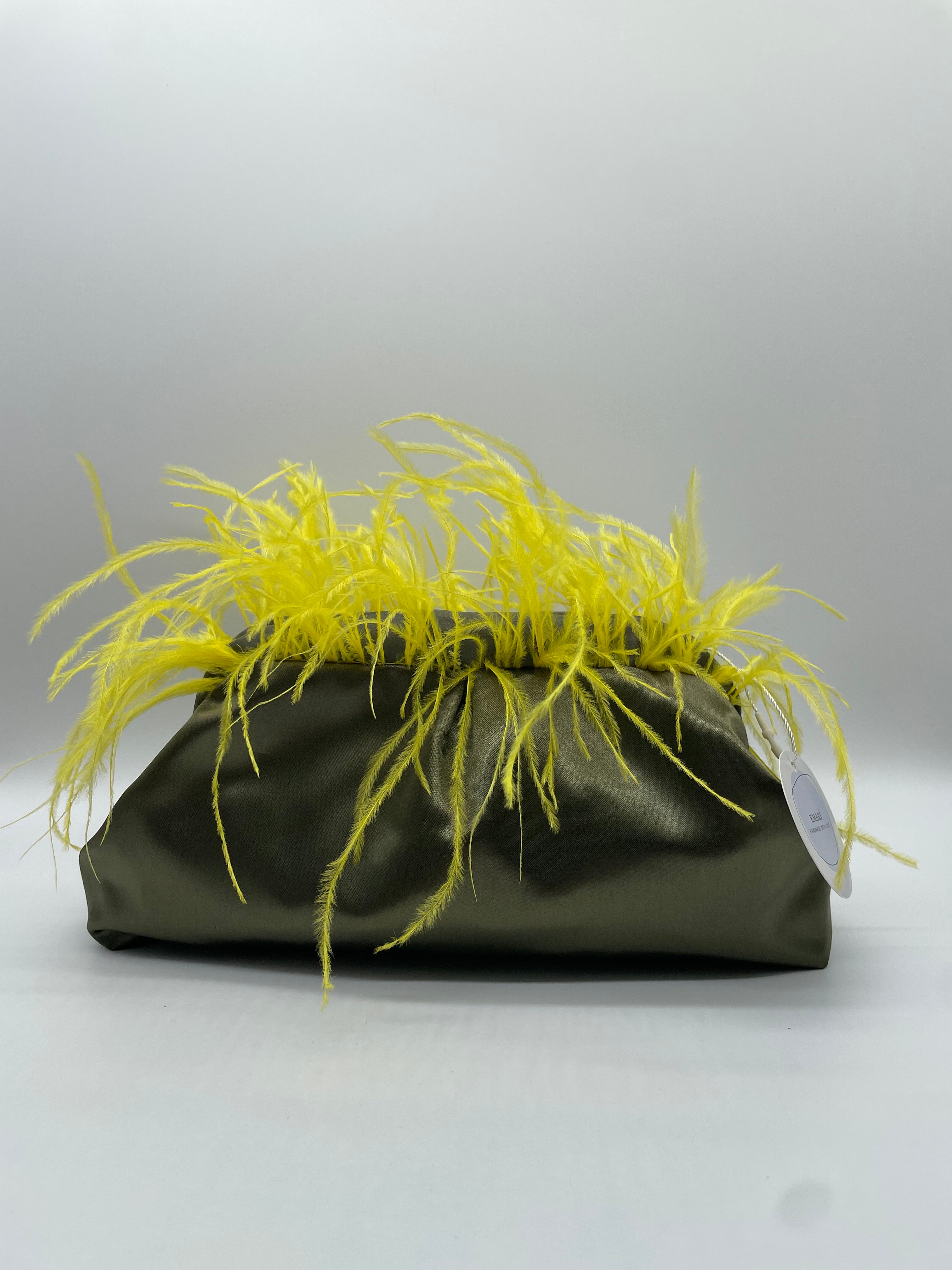 POCHETTE KISSLOCK | VERDE GIALLO