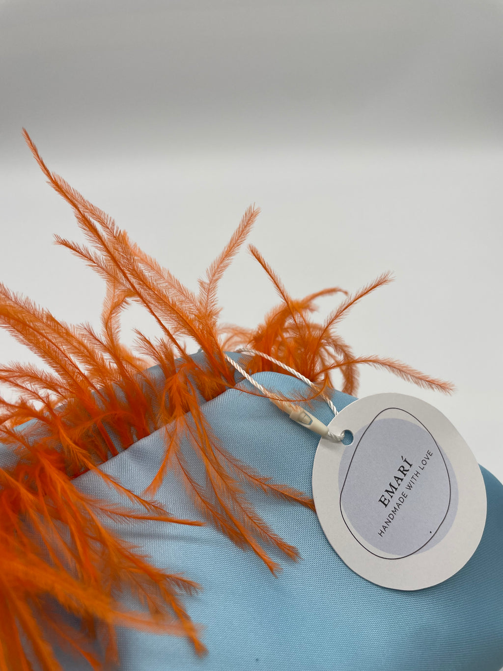 POCHETTE KISSLOCK | AZZURRO ARANCIONE