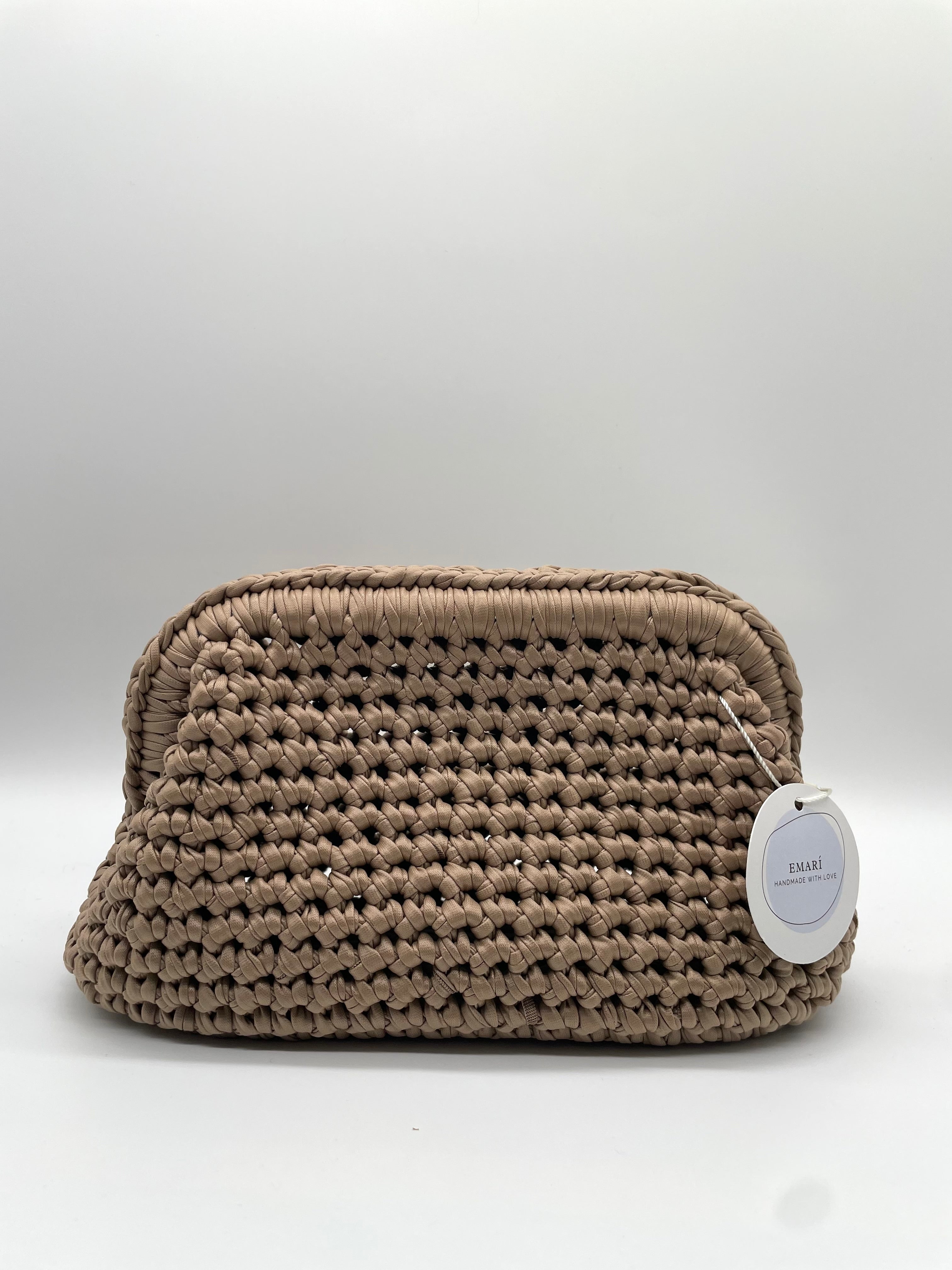 POCHETTE KISSLOCK | CROCHET SABBIA