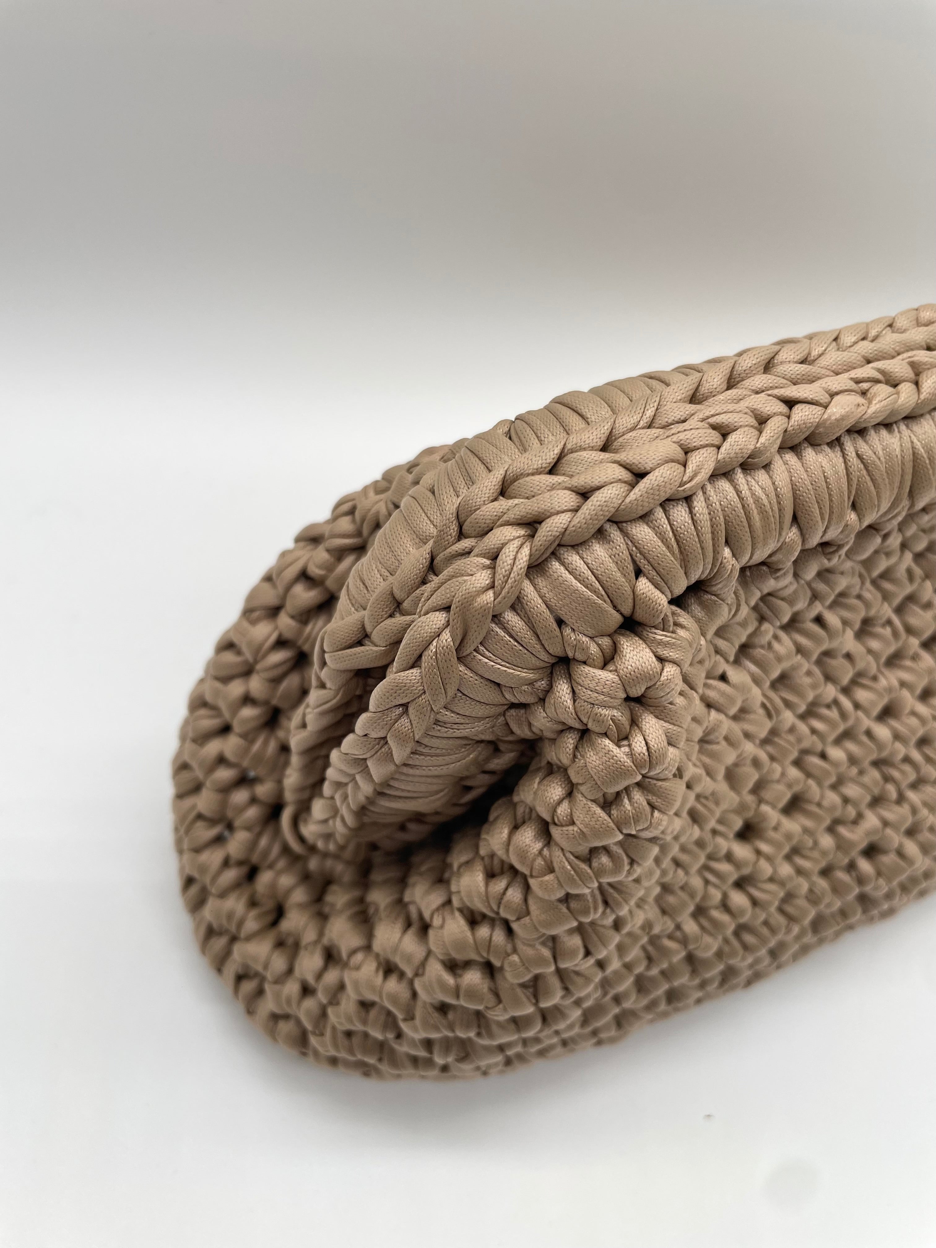 POCHETTE KISSLOCK | CROCHET SABBIA