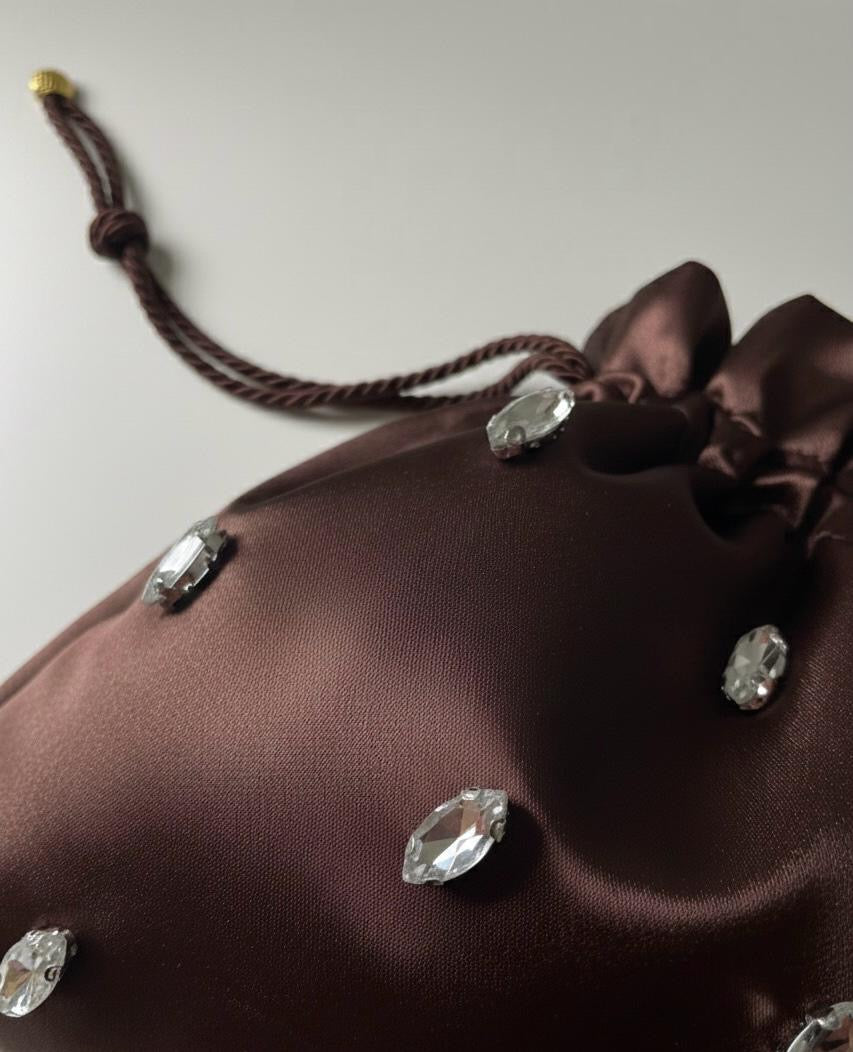 LUDOVICA Shiny Bead | MARRONE
