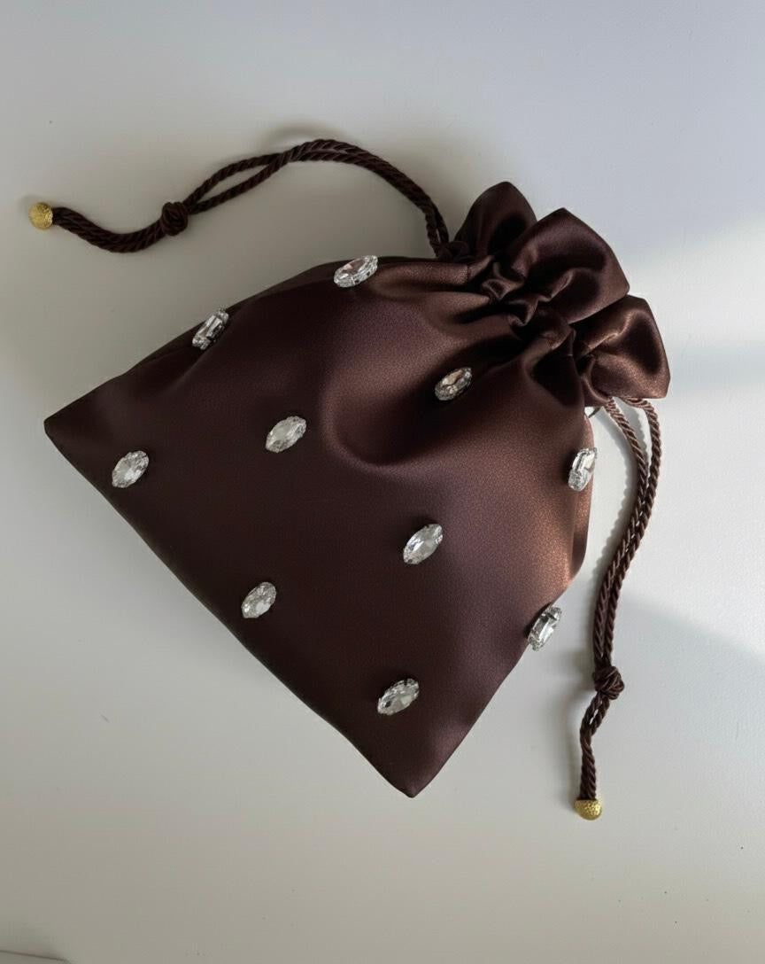 LUDOVICA Shiny Bead | MARRONE