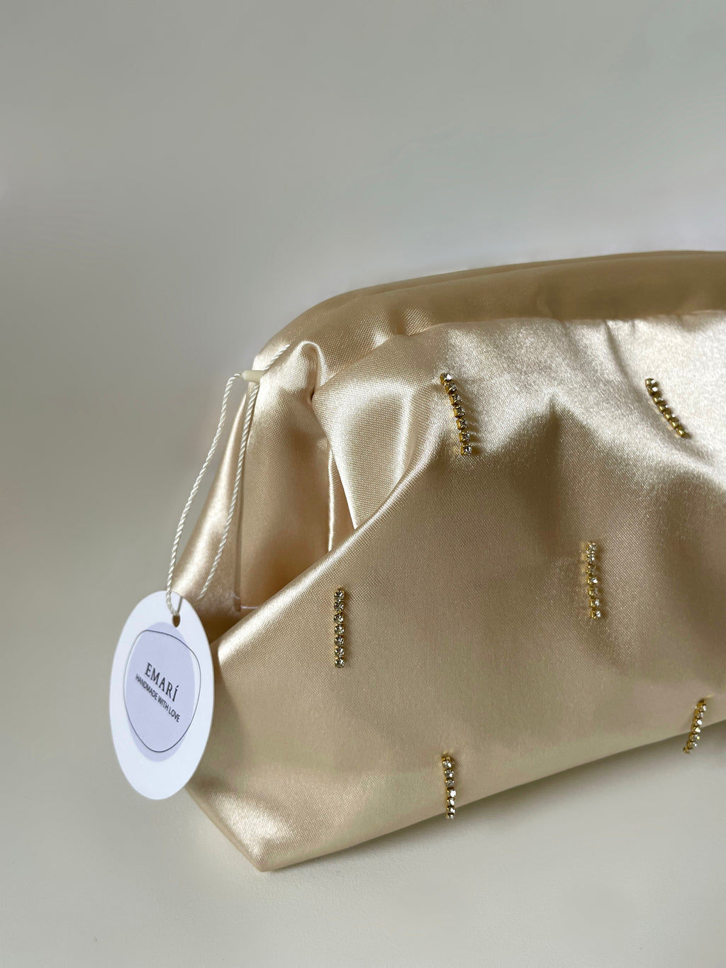 POCHETTE KISSLOCK Bright Rain | CHAMPAGNE