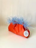 POCHETTE KISSLOCK | ARANCIONE AZZURRO