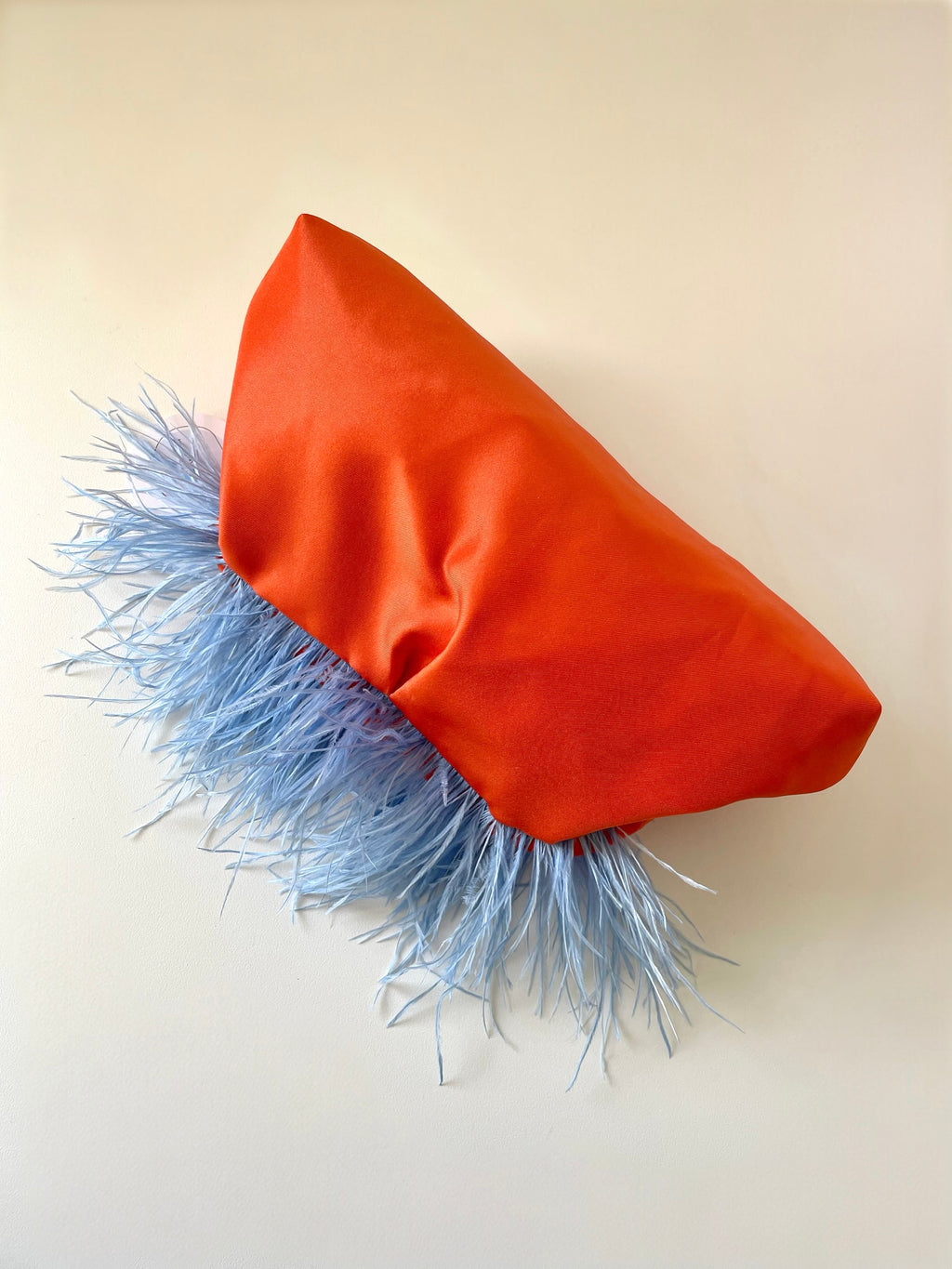POCHETTE KISSLOCK | ARANCIONE AZZURRO