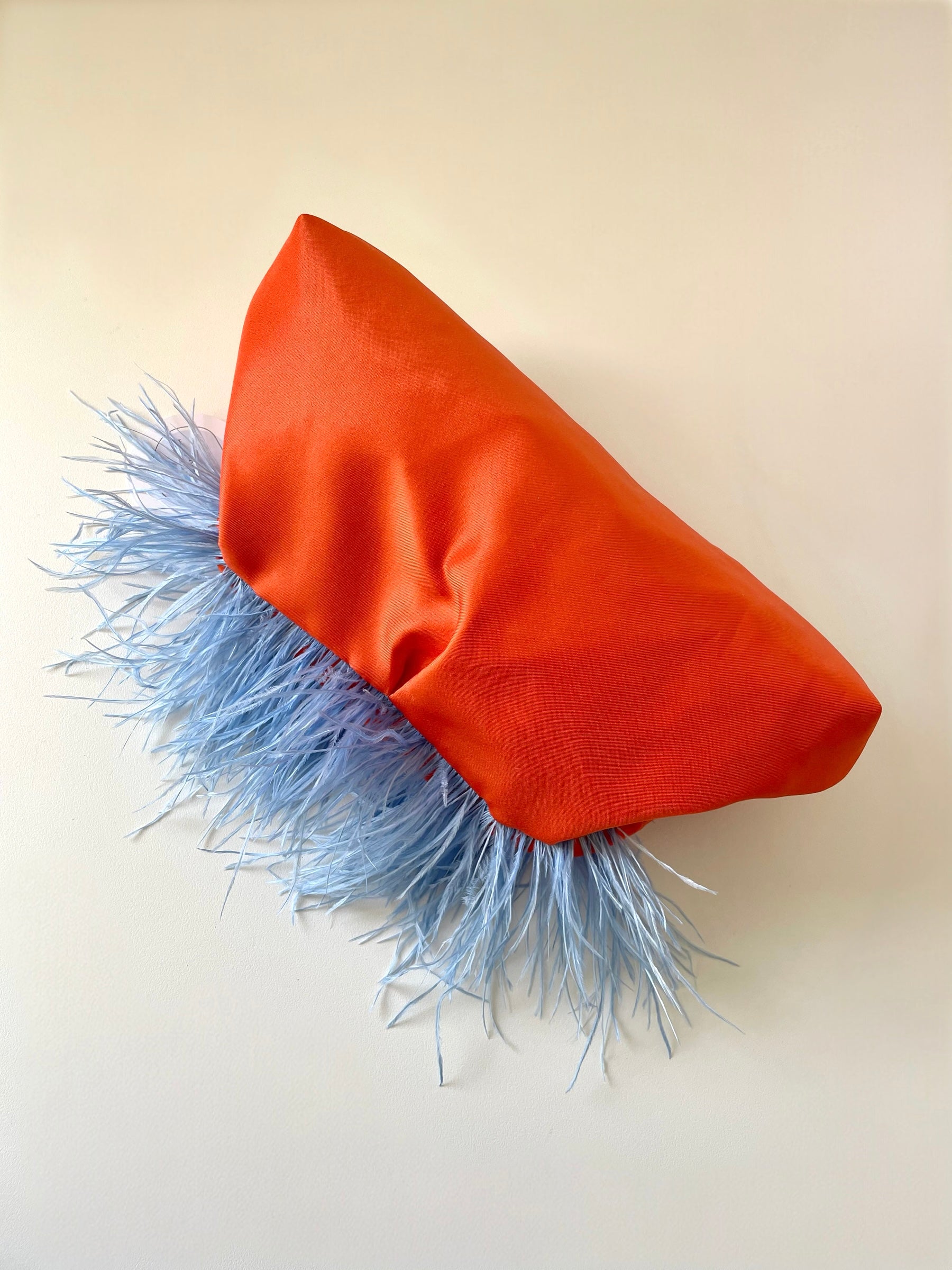 POCHETTE KISSLOCK | ARANCIONE AZZURRO