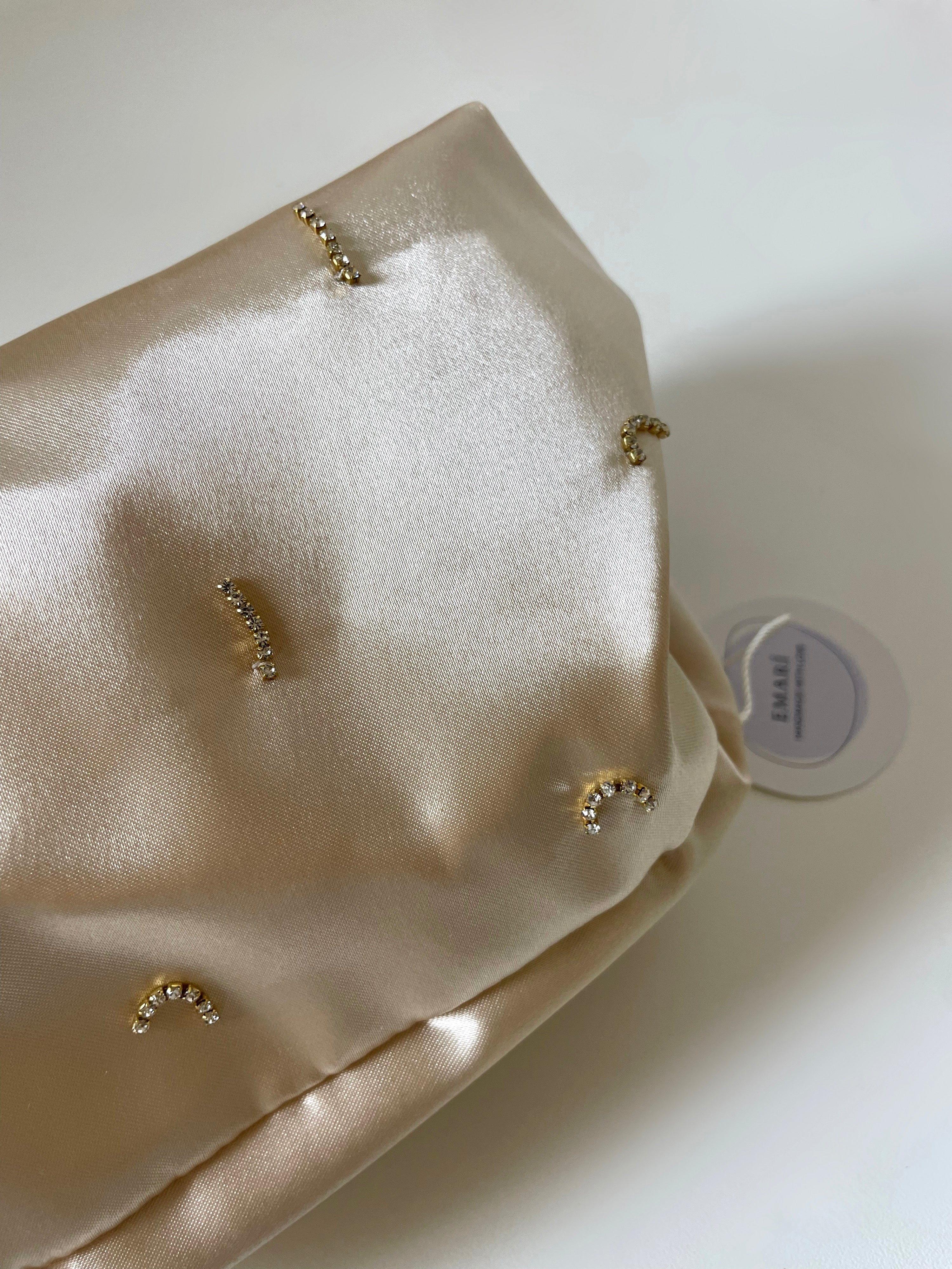 POCHETTE KISSLOCK Bright Rain | CHAMPAGNE