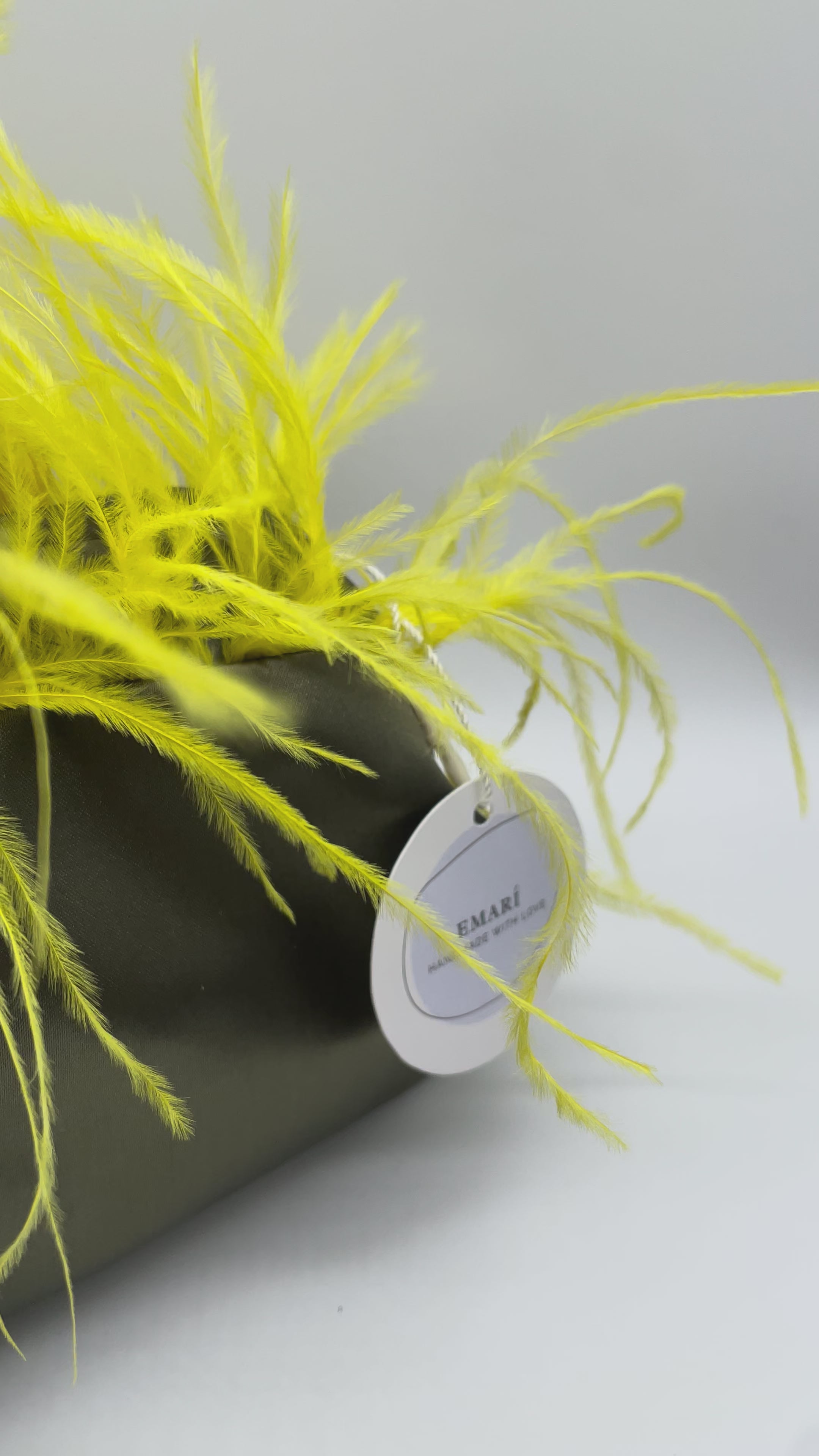 POCHETTE KISSLOCK | VERDE GIALLO