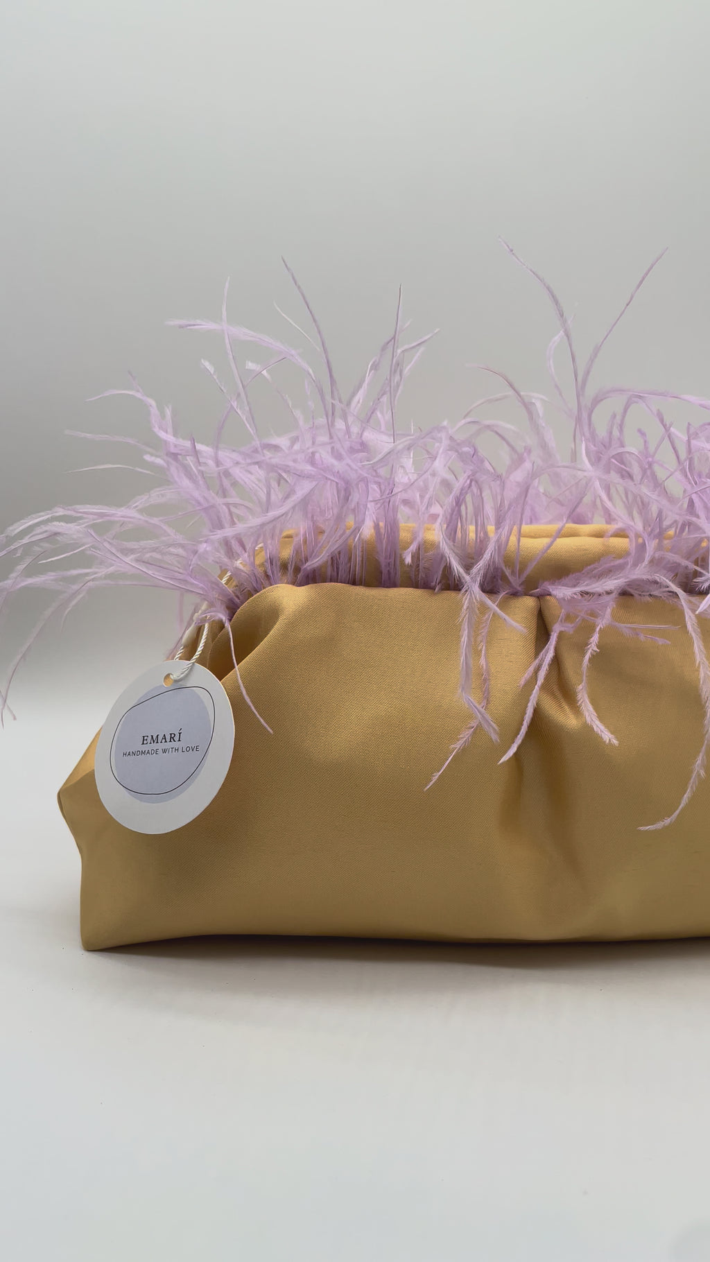 POCHETTE KISSLOCK | GIALLO LILLA