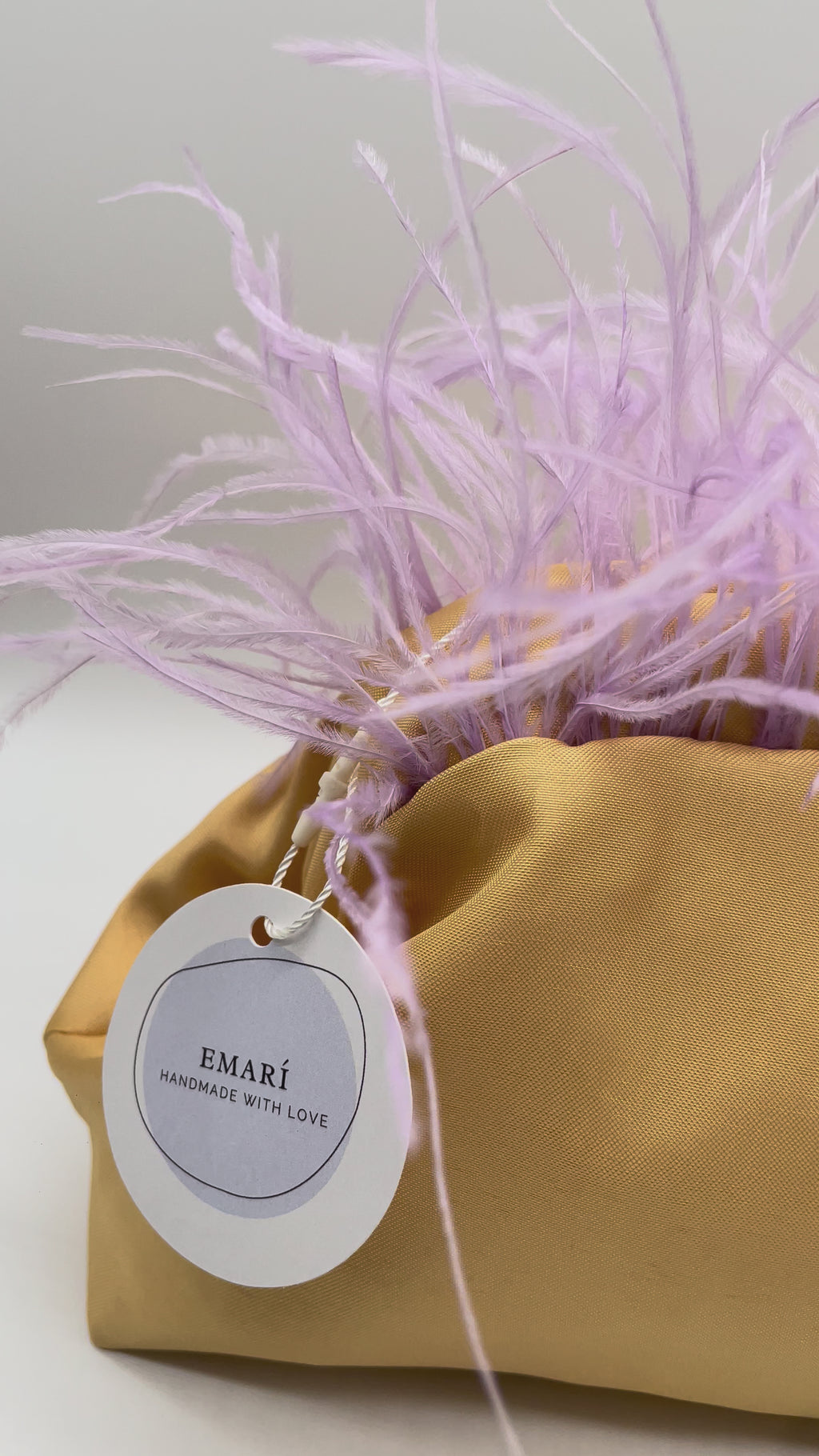 POCHETTE KISSLOCK | GIALLO LILLA