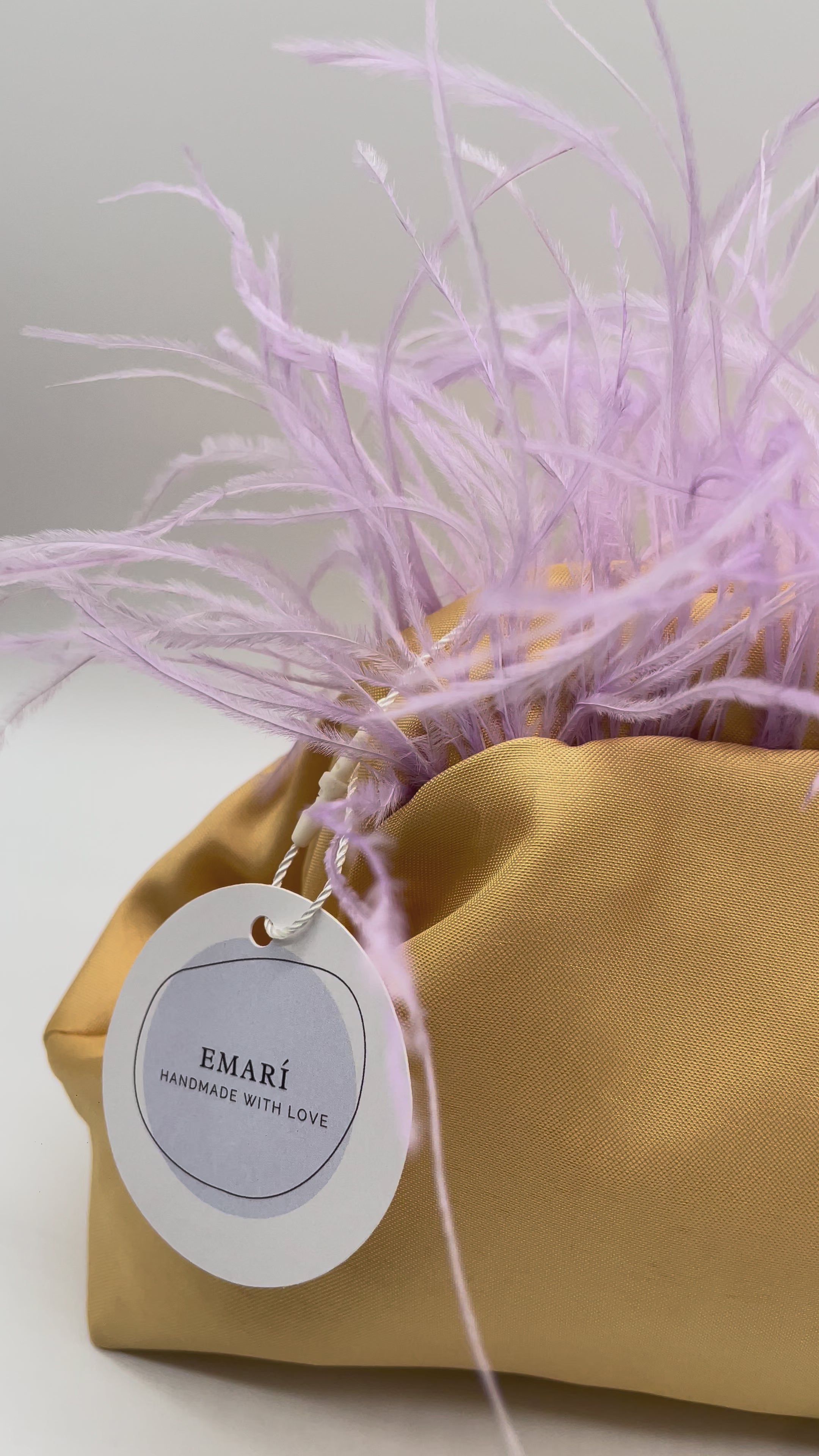 POCHETTE KISSLOCK | GIALLO LILLA